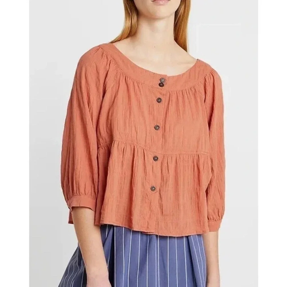 Free People Sea To Shore Blouse